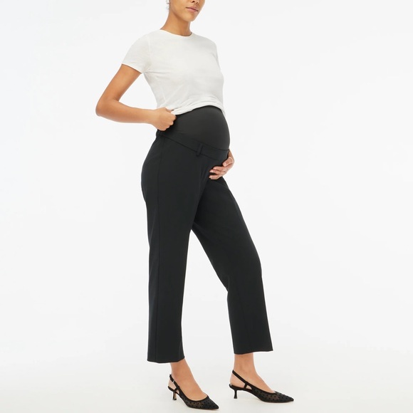 J. Crew Pants - NWT J. Crew Maternity Straight-leg Work Pant Black